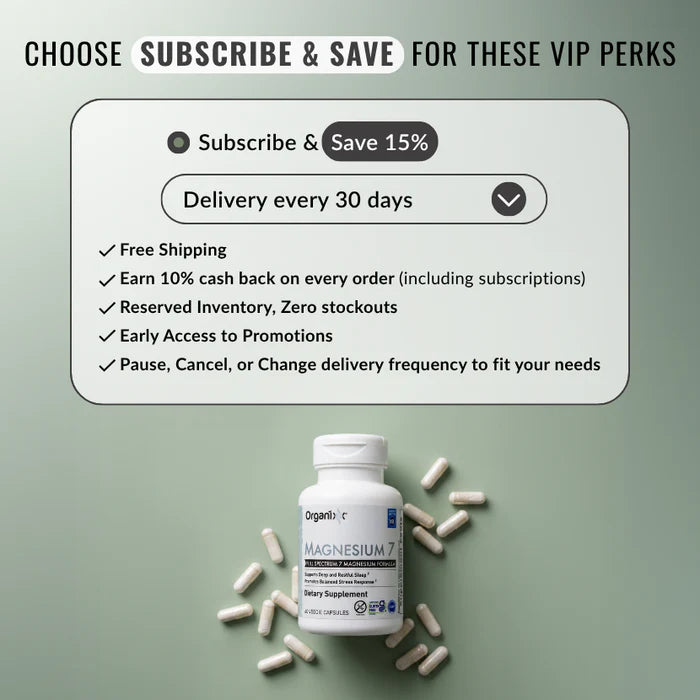 Magnesium 7 Best-Selling Unique Full-Spectrum Daily Magnesium Supplement Complete with 7 Forms of Elemental Magnesium & Co-Factors